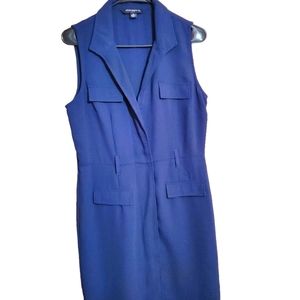 Sharagano navy blue dress 👗 Size 10